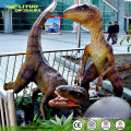 Outdoor Park Playground Life Size Robotic Dinosaur Model